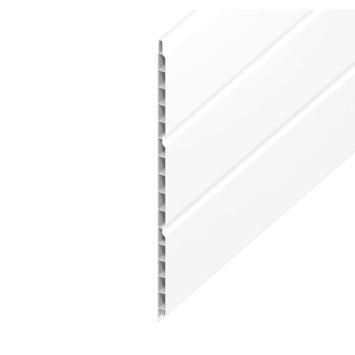 ROOF8 300mm Hollow Soffit Board – Foiled Wood Grain